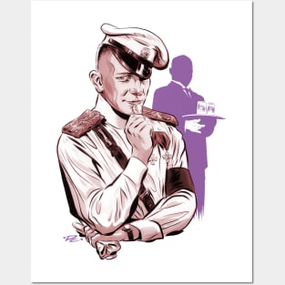 Erich Von Stroheim - An illustration by Paul Cemmick Posters and Art